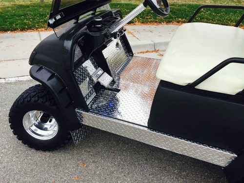 YAMAHA GOLF CART- G8 ALUMINUM ROCKER PANELS AND KICK PANEL