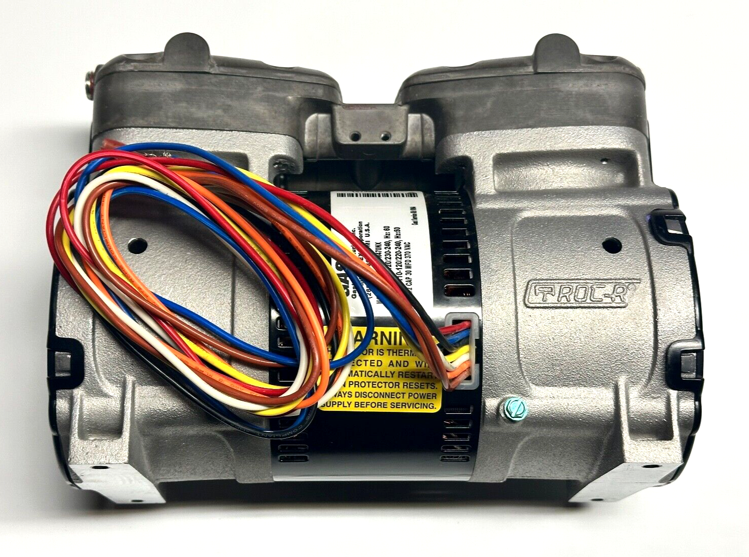 GAST 87R647-101-N470NX Pump Vacuum Compressor 1/2 HP Oil