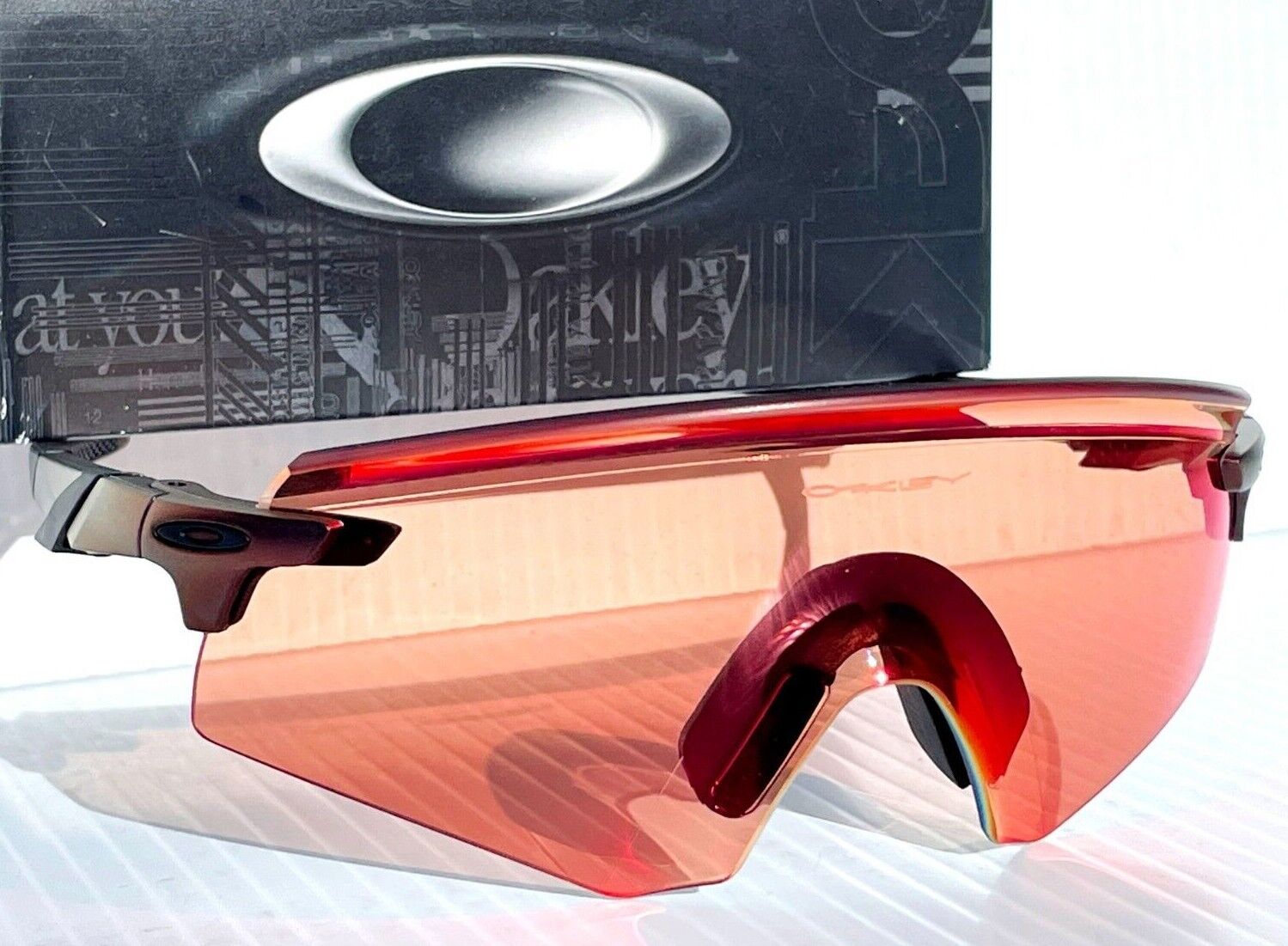 NEW Oakley ENCODER Matte Red Color Shift PRIZM Trail Torch NEW Oakley ENCODER Matte Red Color Shift PRIZM Trail Torch