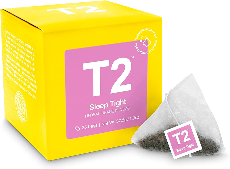 T2 Sleep Tight Herbal Tea Bags in Box, 25-Count
