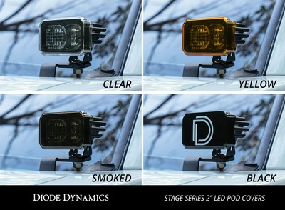 Diode Dynamics - SSC2 LED Pod Cover, Smoked (one)