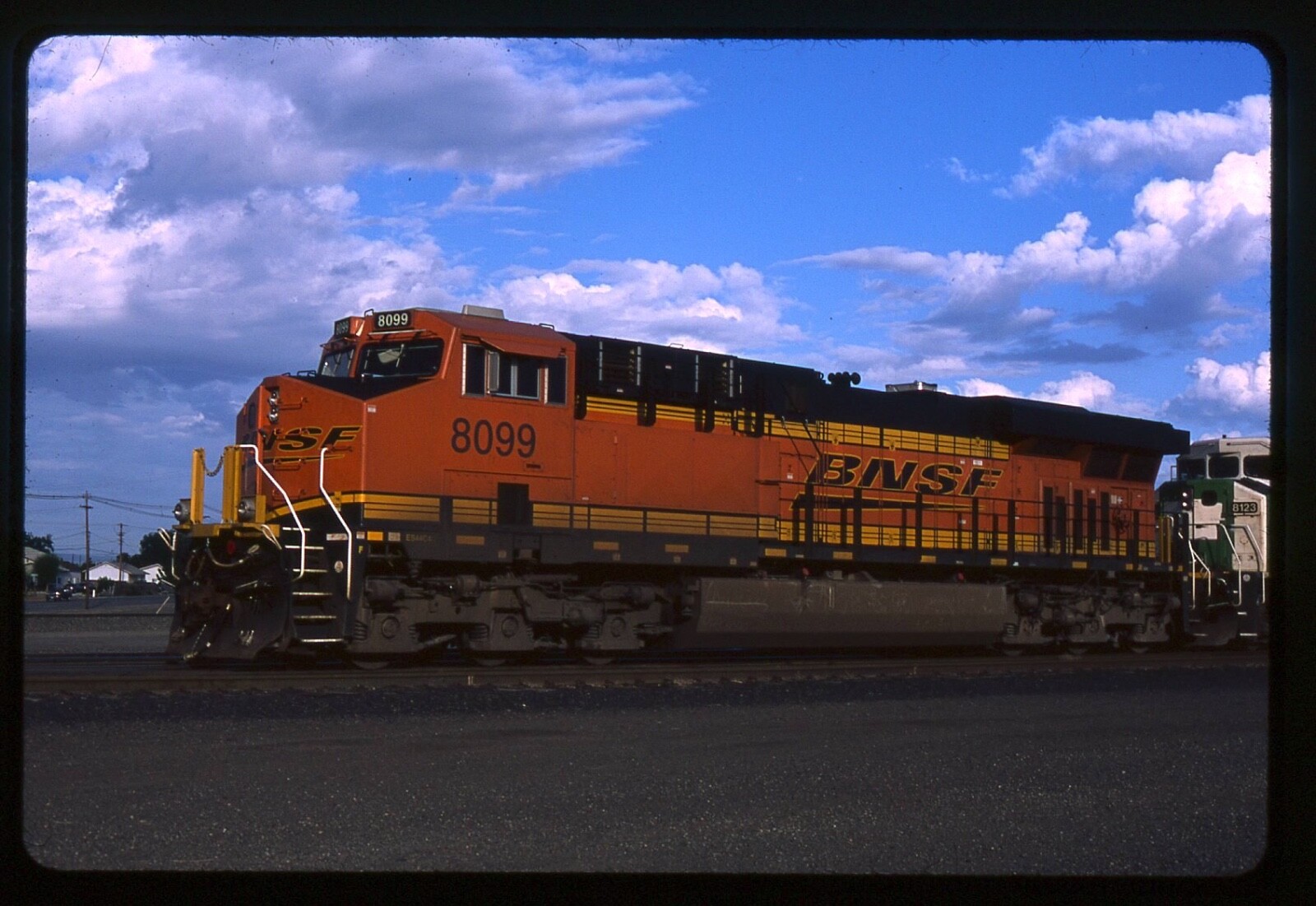 Railroad Slide - BNSF #8099 ES44C4 Locomotive 2015 Pasco