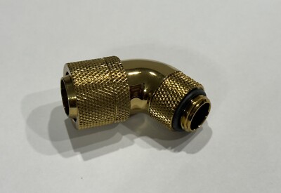 Bitspower G1/4'' True Brass Dual Rotary 60-Degree Fitting - ID 1/2'' OD 5/8''