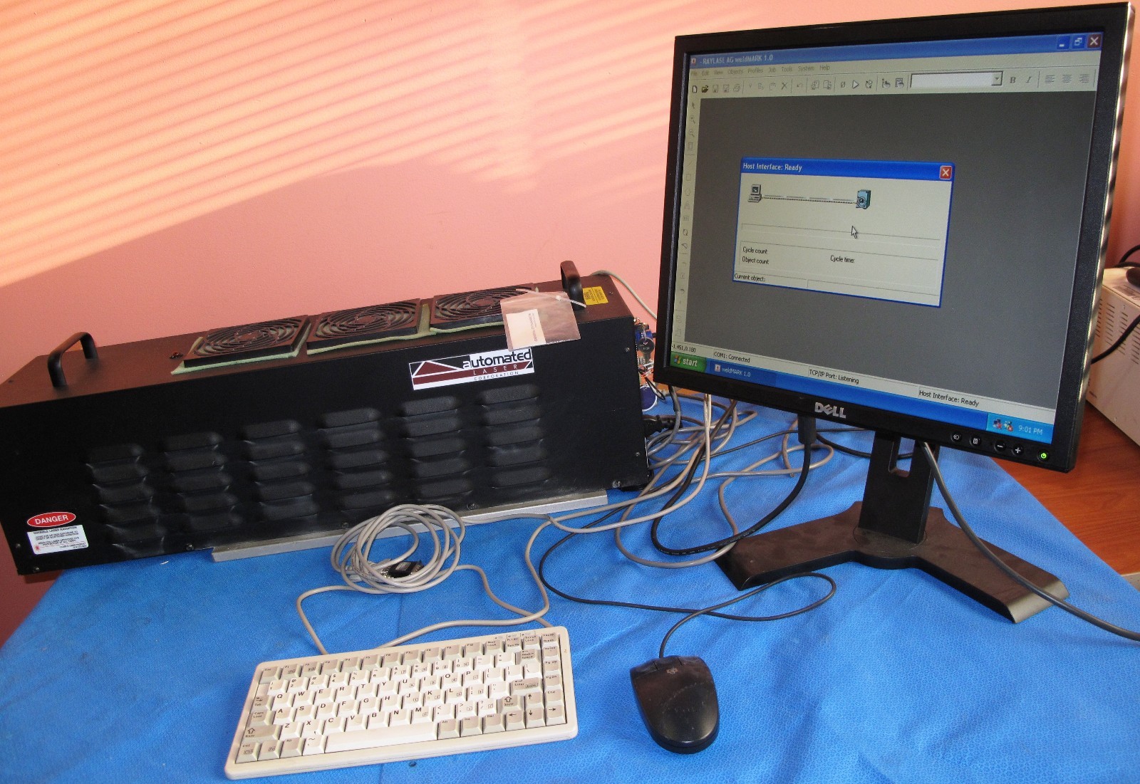 Automated Laser Corporation LSG-10 High Speed CO2 Laser Marker for Engraving