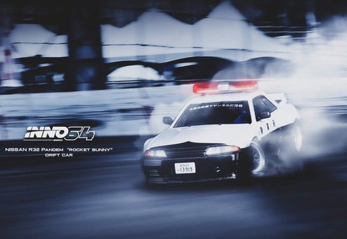 J Collection 1/64 Nissan Skyline GT-R (BNR32) Red – Tarmac Works