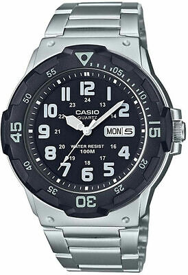 Casio MRW200HD-1BV, аналоговые часы, браслет, день недели/дата, дистанция 100 метров