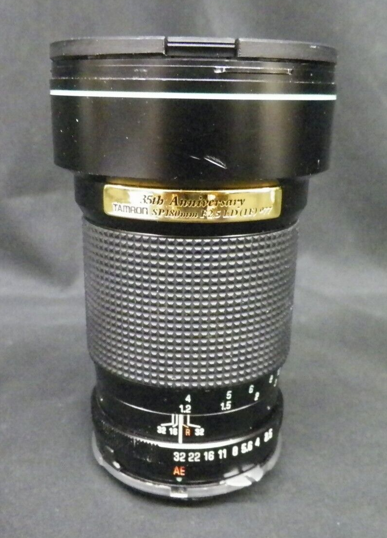 Tamron SP 180mm f2.5 LD IF 35th Anniversary Nikon F Mount Tamron SP 180mm f2.5 LD IF 35th Anniversary Nikon F Mount