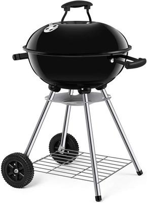 Premium 18 Inch Charcoal Grill for Outdoor Cooking Barbecue Camping BBQ Coal Ket