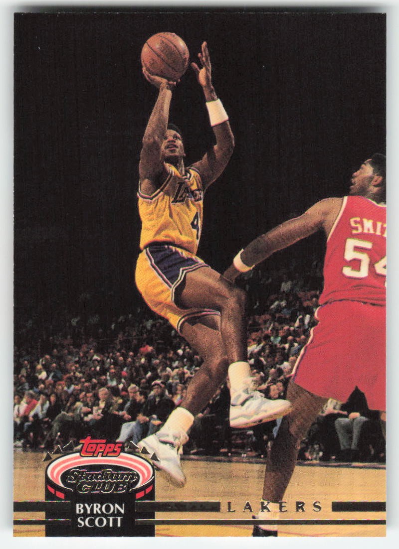 1992-93 Stadium Club #22 Byron Scott Los Angeles Lakers BK1R1S10