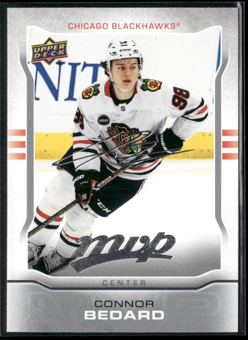 2024-25 UPPER DECK MVP SILVER SCRIPT CONNOR BEDARD 10TH
