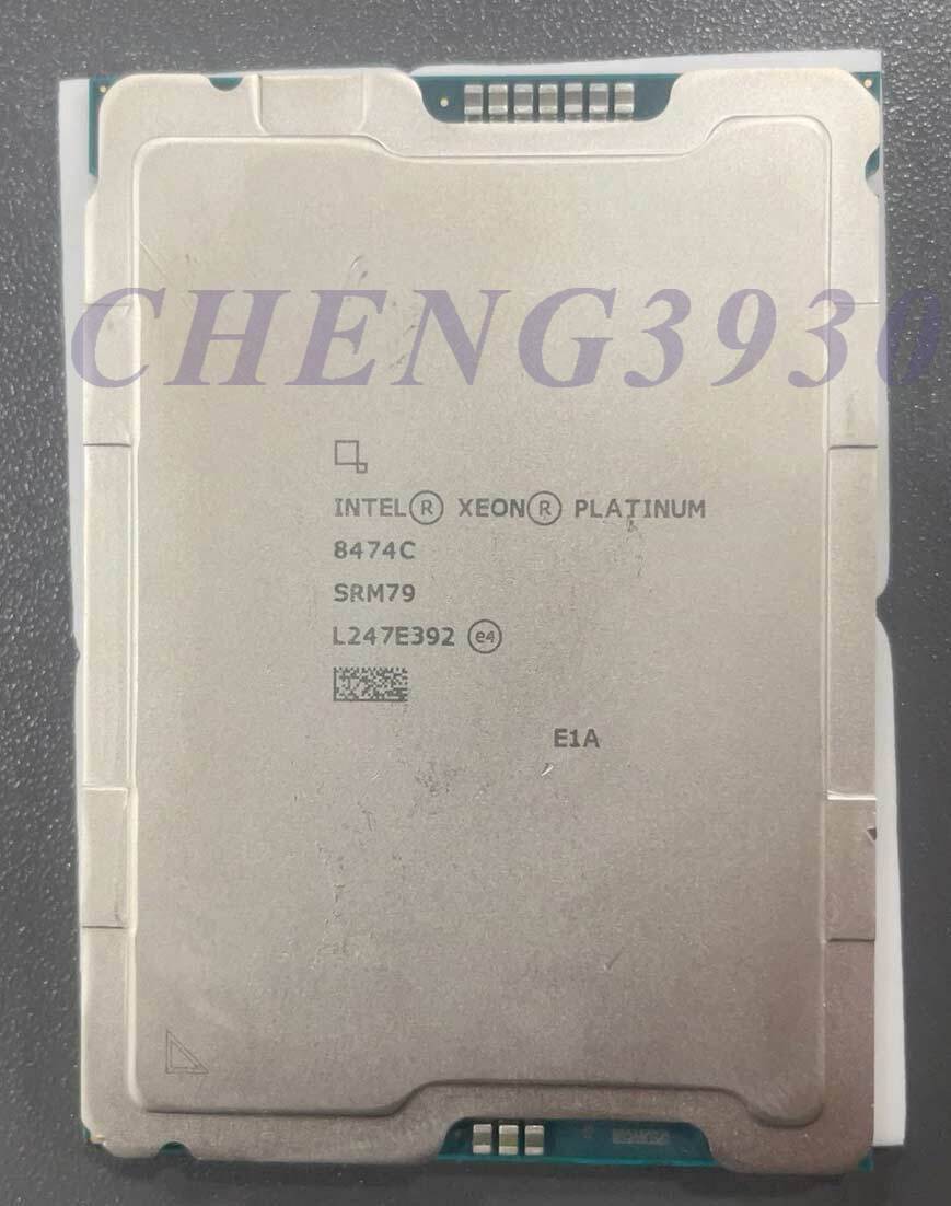 Intel Xeon Platinum 8474C 48-core 96-thread 2.1Ghz CPU