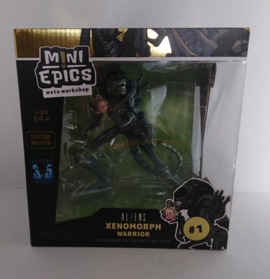 MISB Weta Workshop Mini Epics Aliens Xenomorph Warrior Limited Edition Figure 