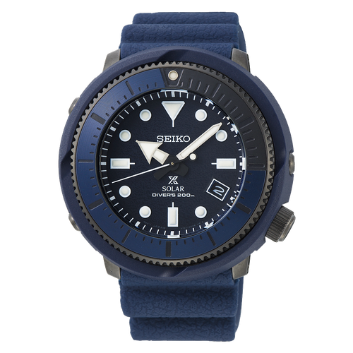 Pre-owned Seiko Sne533p1  Prospex Solar Tuna 200m Street Series Box Manual & Warranty