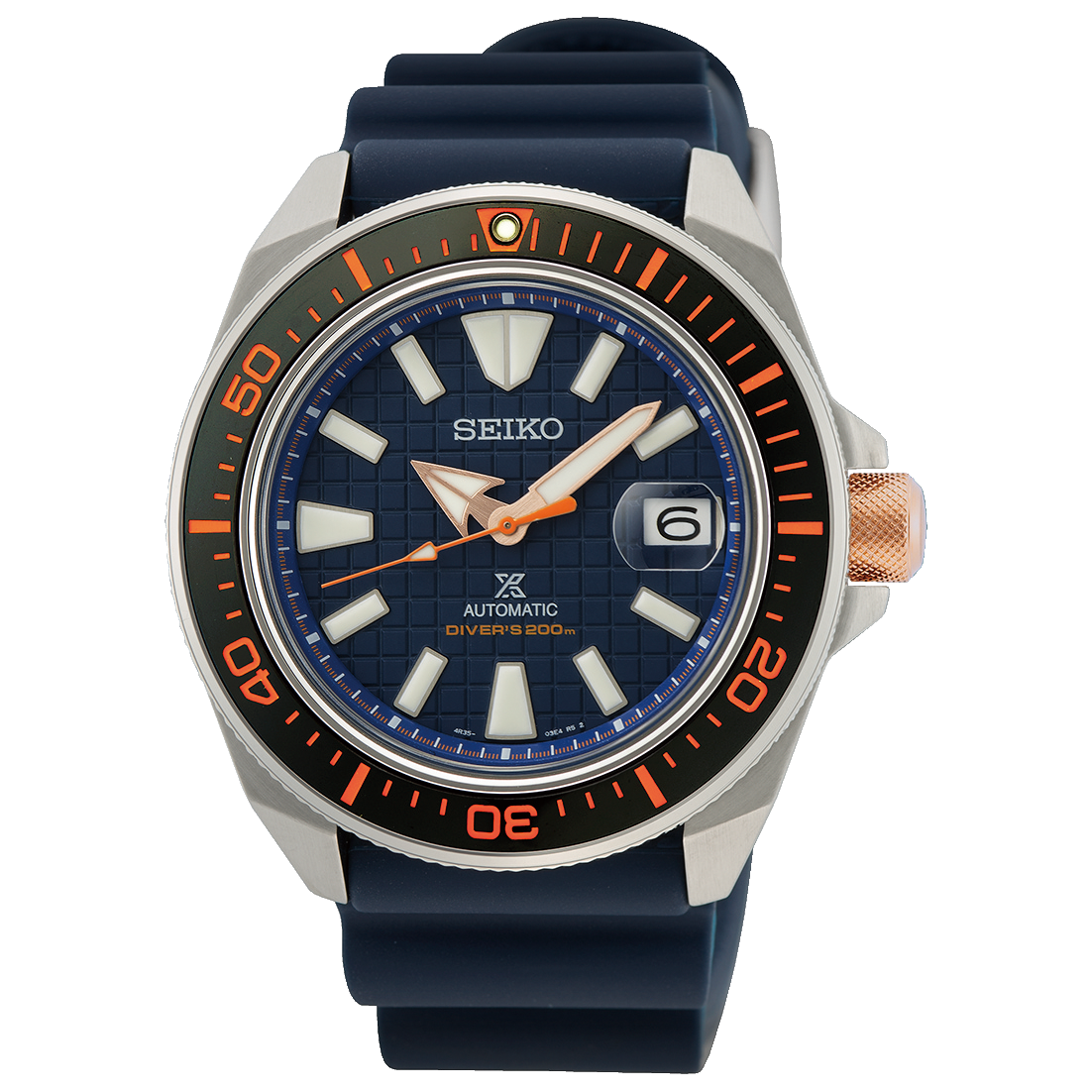 Pre-owned Seiko Prospex Save The Ocean Samurai King Srph43k1