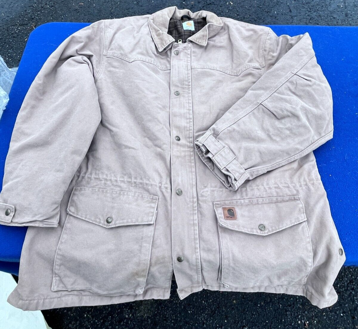 90's Carhartt 3/4 Length Jacket Men's (Est.) Size 3XL-Tall