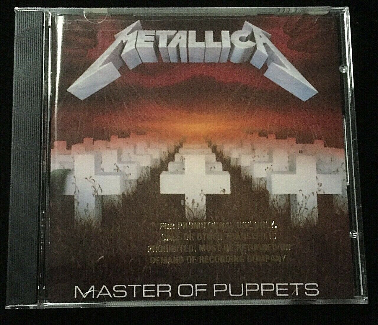 Metallica ‎– Master Of Puppets - CD USA PROMO 07559604392