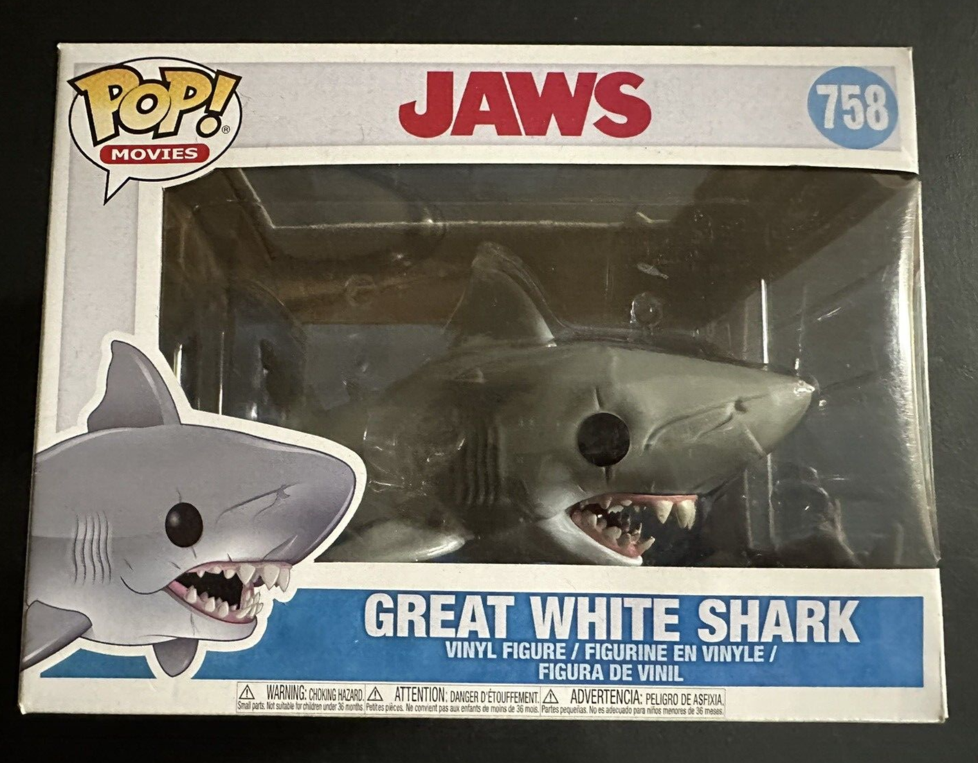 FUNKO POP! ジョーズ グレートホワイトシャーク 50周年版 FUNKO