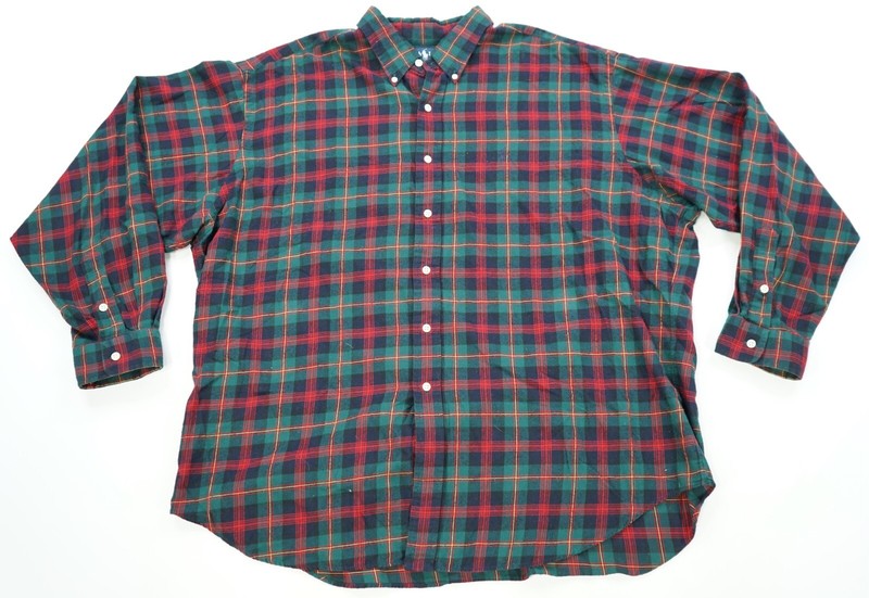 Rare VTG RALPH LAUREN Blake Checkered Plaid Casual Flannel