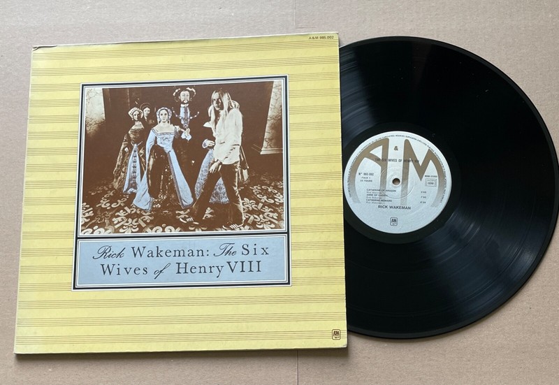 Rick Wakeman The Six Wives Of Henry Viii French G/F Lp A&M  (1973) Ex-Yes - Ex