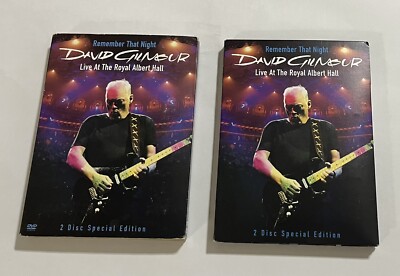 David Gilmour Remember That Night Live at Royal Albert Hall DVD With Bonus CD