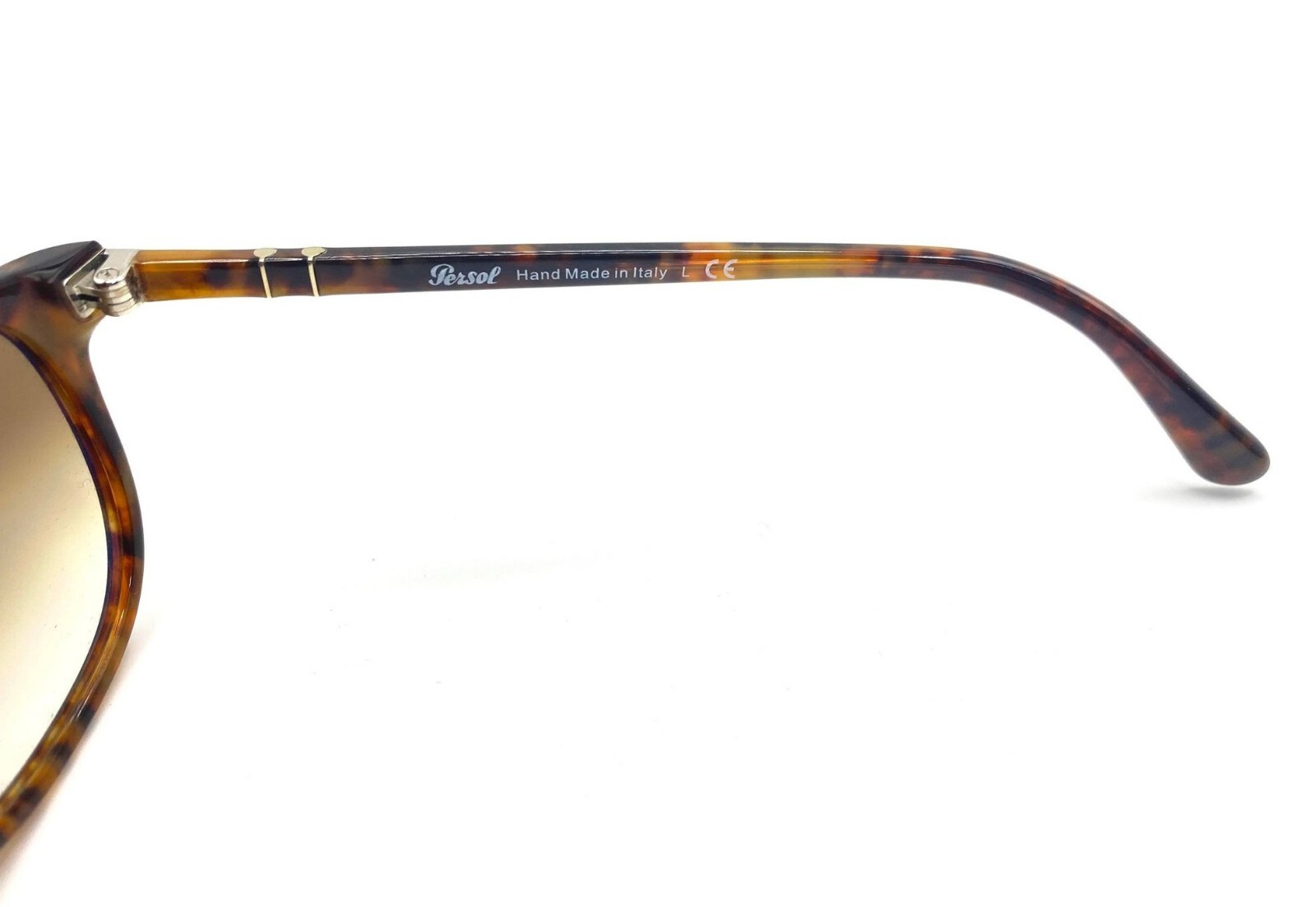 Pre-owned Persol Po3019s Sunglasses 108/51 Caffe'/crystal Brown Gradient Lens 55mm In Gray