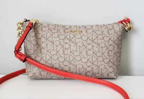 Calvin Klein Crossbody Monogram Logo Women's Crossbody Bag Calvin Klein Crossbody Monogram Logo Women's Crossbody Bag