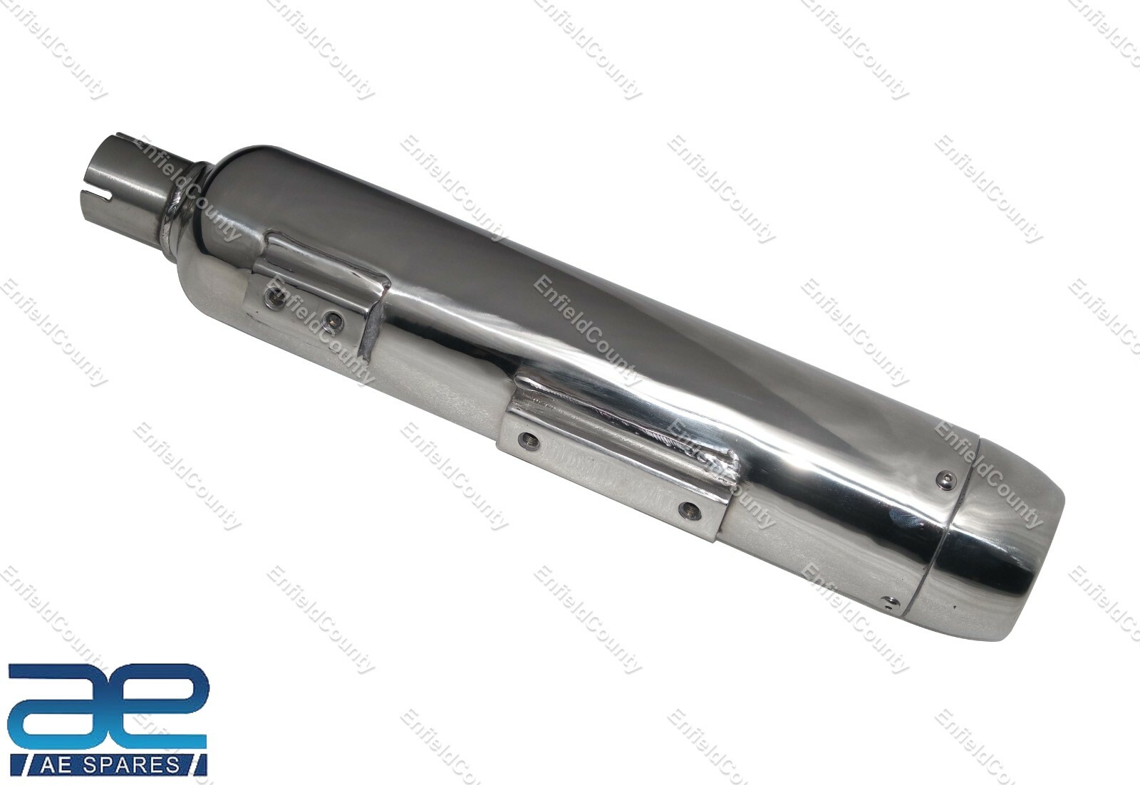 For Royal Enfield Classic 350 500 cc Exhaust Silencer Tapered End Cap Silver  