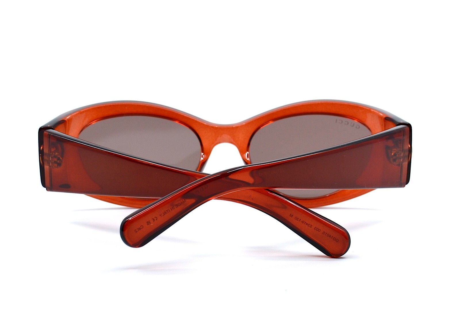 Pre-owned Gucci Gg1401s 003 Burgundy Brown Authentic Sunglasses 53-19