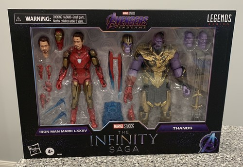Marvel Legends Infinity Saga IRON MAN MARK 85 and THANOS 2
