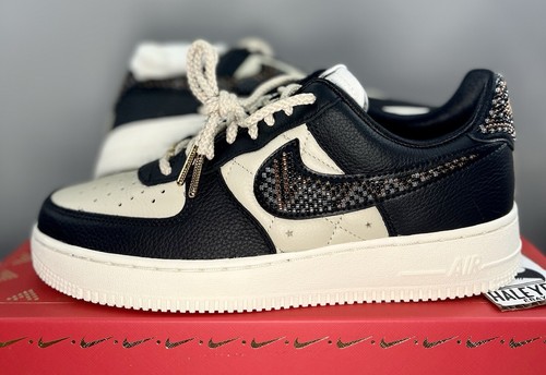 Pre-owned Nike Air Force 1 Low 'premium Goods The Sophia' | Women' Size 9.5 | Dv2957-001 In Black/sand/sail/multi-color