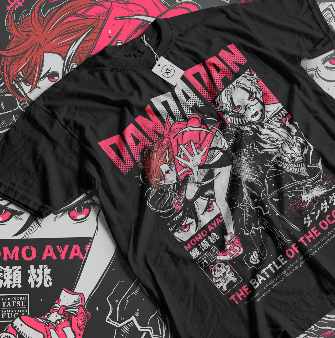 どんどんどん Dandadan Okarun Hoodie Okarun Momo Ayase Gift Japanaise