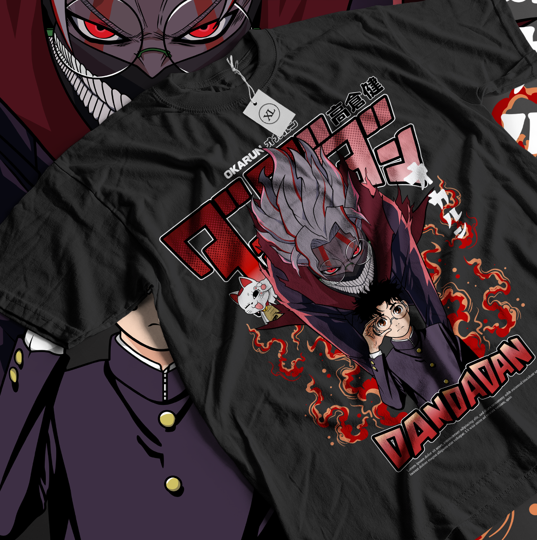 Dandadan Okarun T-shirt Okarun Momo Ayase Gift Japanaise