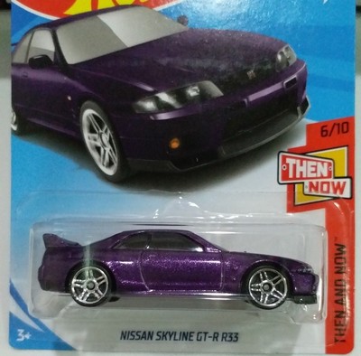 hot wheels nissan skyline gtr r33 purple
