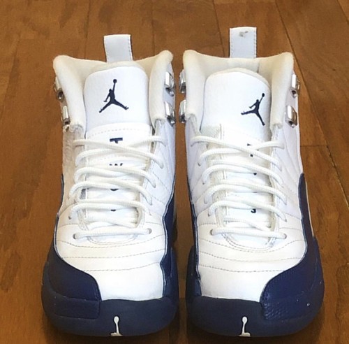 Good Condition 2016 Air Jordan 12 Retro “French Blue” sz 5Y GS