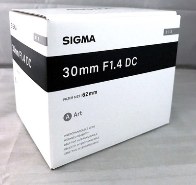 New Sigma 30mm F 1 4 Dc Hsm Art Lens For Canon Ef S Ebay