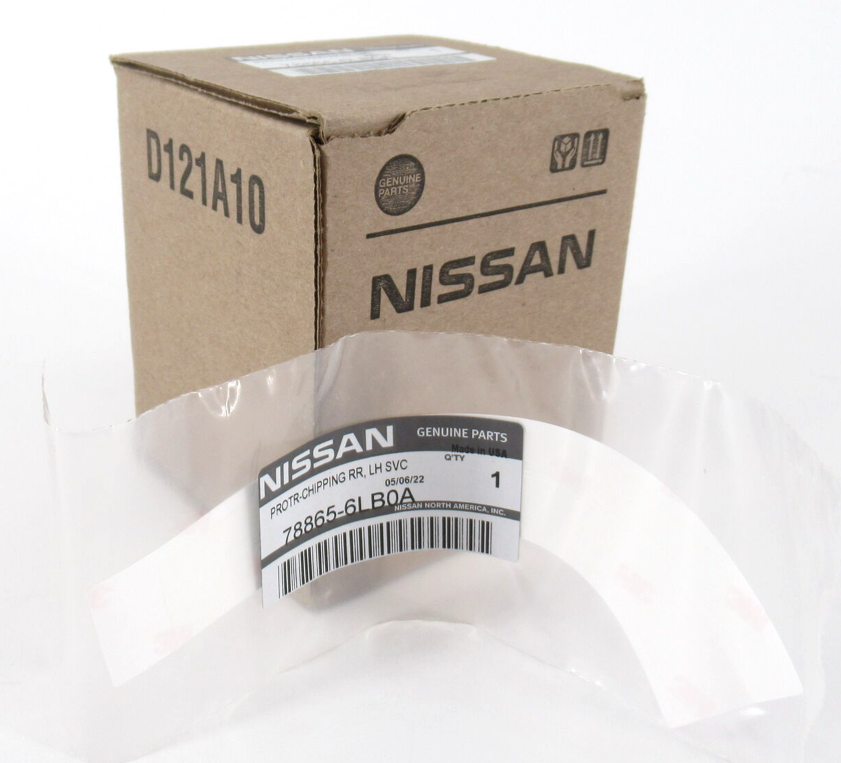 Genuine OEM Nissan 78865-6LB0A Driver LH Stone Guard Film Genuine OEM Nissan 78865-6LB0A Driver LH Stone Guard Film