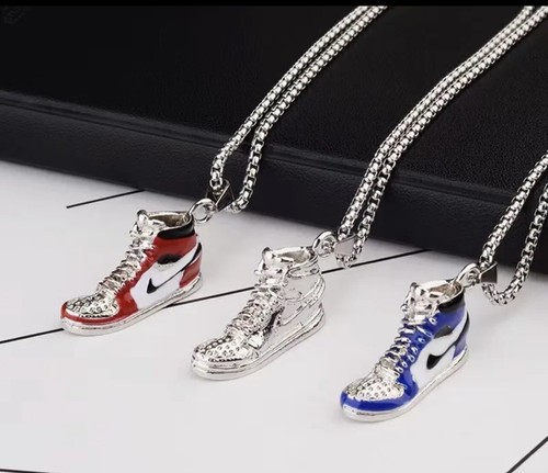 アクセサリー Avalanche Nike Pendant Head Titanium Silver Round Nike Hook Logo Right Marked Pendant