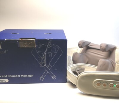 MASSAGGIATORE ARBOLEAF COLLO SPALLE SHIATSU SENZA FILI CON RICARICA CAVO USB 