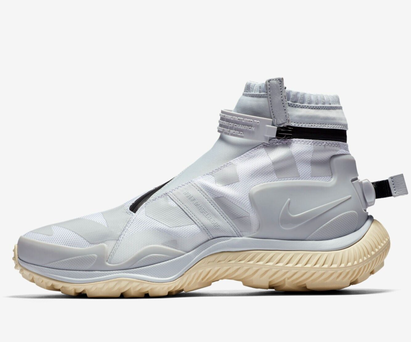 Nike NSW Gaiter Boot - SIZE 8 - AA0530-100 Triple Whiteout