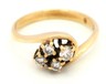 Diamond & 9ct Yellow Gold Ring WeddingEngagement Jewellery Wrap Around Band M-2.JPG