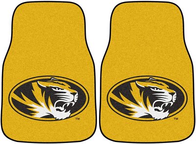 University of Missouri Tigers Front Floor Mats, Carpet Car Set, 18x27 Inch,...