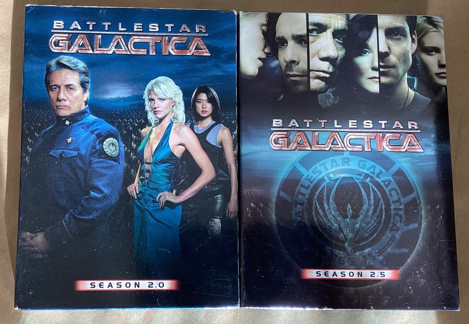 Battlestar Galatica Season 2 & 2.5 DVD Disc Sets complete in