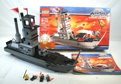 avatar the last airbender fire nation ship set lego 3829