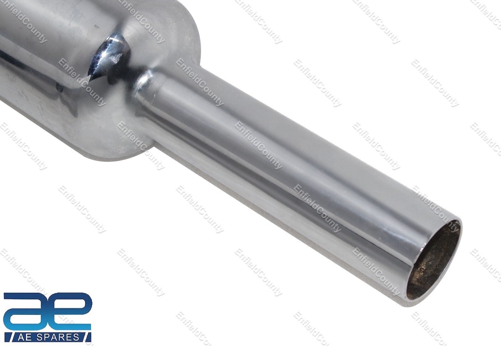 Fits Royal Enfield Classic 350 500cc Exhaust Silencer + Baffle Chrome Plated  