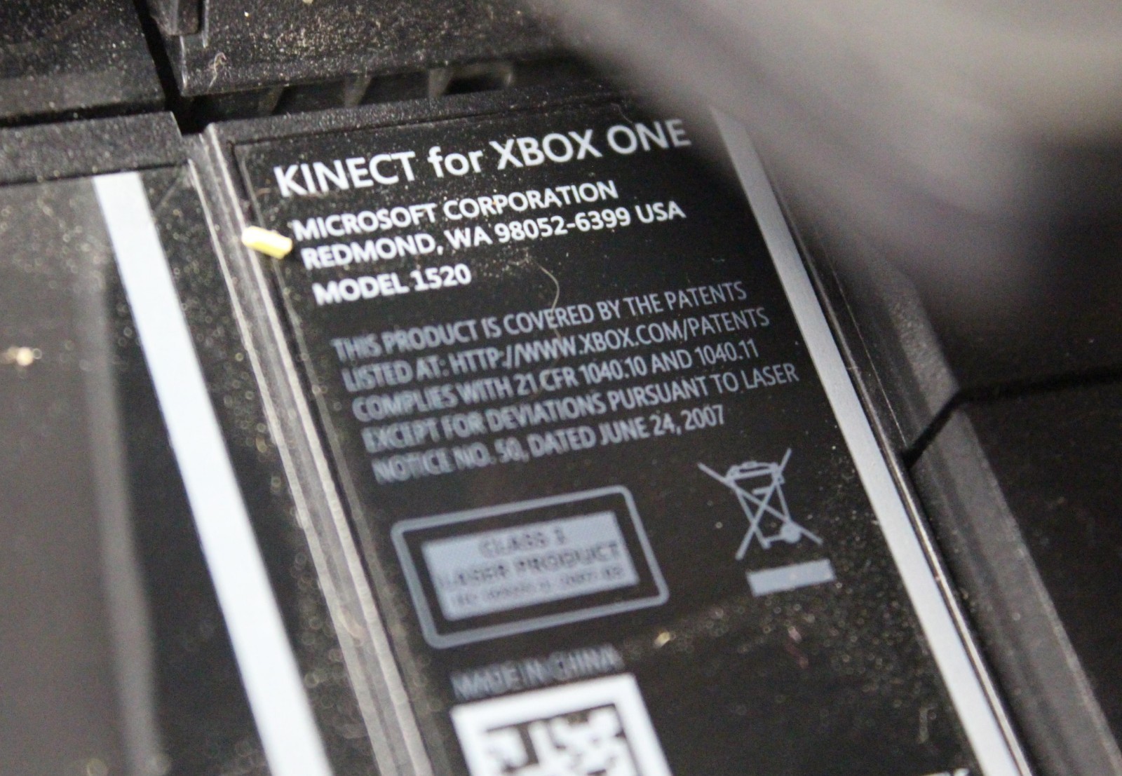 Xbox One Kinect Camera Motion Sensor Model 1520