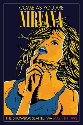 Nirvana 13" X 19" Concert Mini Poster Re-Print Photo 