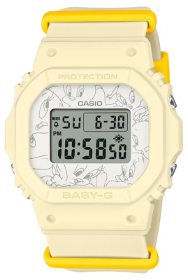 New Casio G-SHOCK BABY-G Tweety Collab Digital Watch BGD565TW-5 A.D.