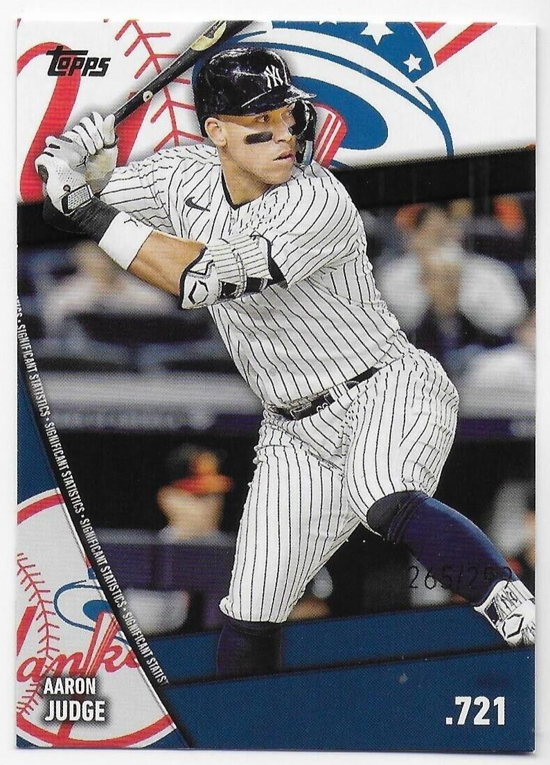 2024 Topps Significant Statistics Black #SS8 Aaron Judge