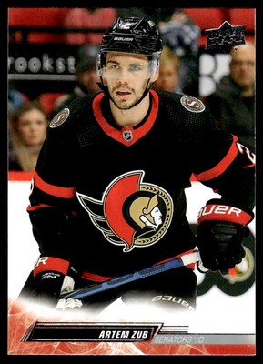 2022-23 Upper Deck Artem Zub Ottawa Senators #130