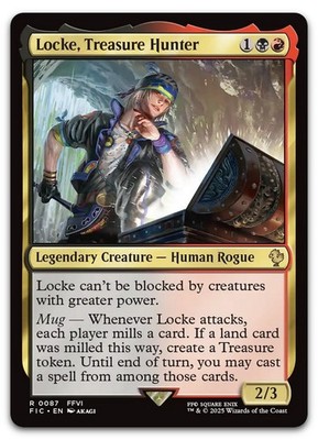 Locke, Treasure Hunter トレジャハンター、ロック- MTG Locke, Treasure Hunter - Commander: FINAL FANTASY - Magic